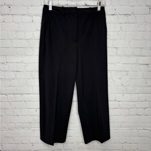 Theory Cropped Straight Leg Pants Black Size 6